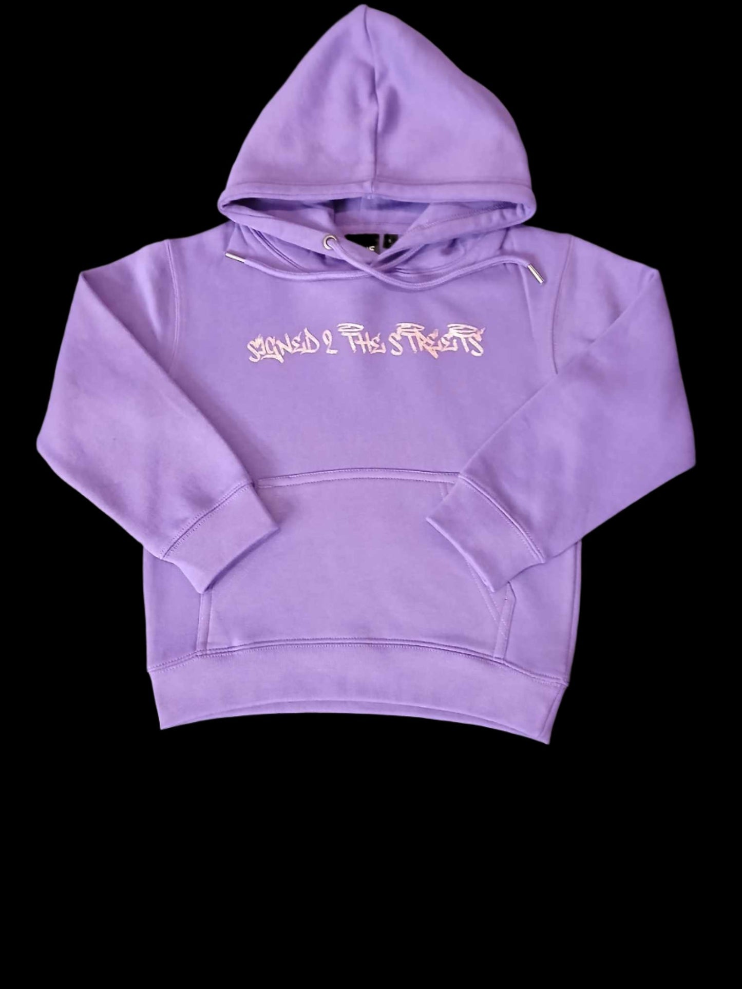 Kids Tag logo Tracksuit Set - Purple/Black