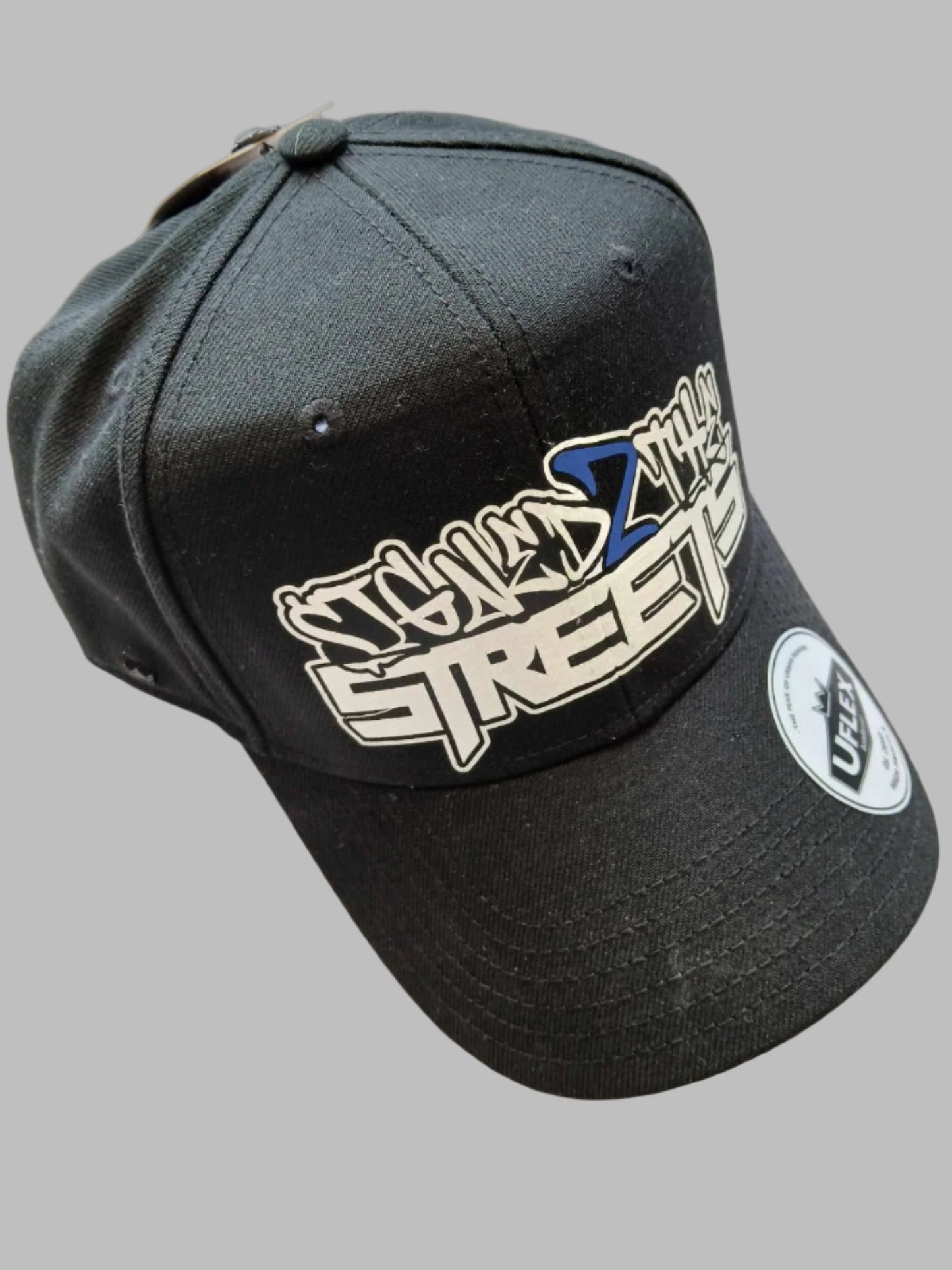 S2TS BLACK Adult High Profile 6 Panel Snap Back - BLUE 2