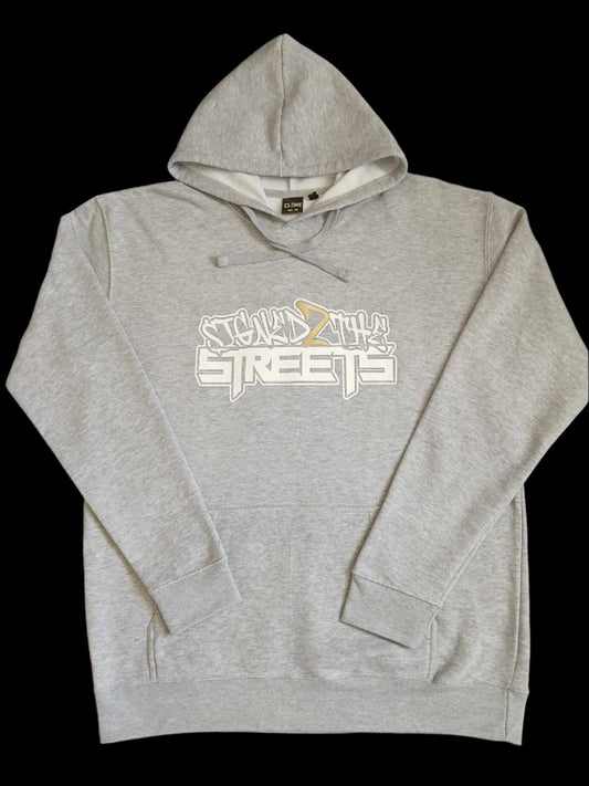 Basic Logo Grey Hoodie - Gold 2