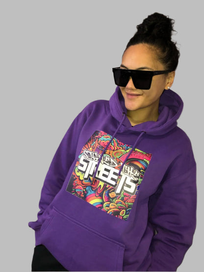 Brand Logo Hoodie - Purple