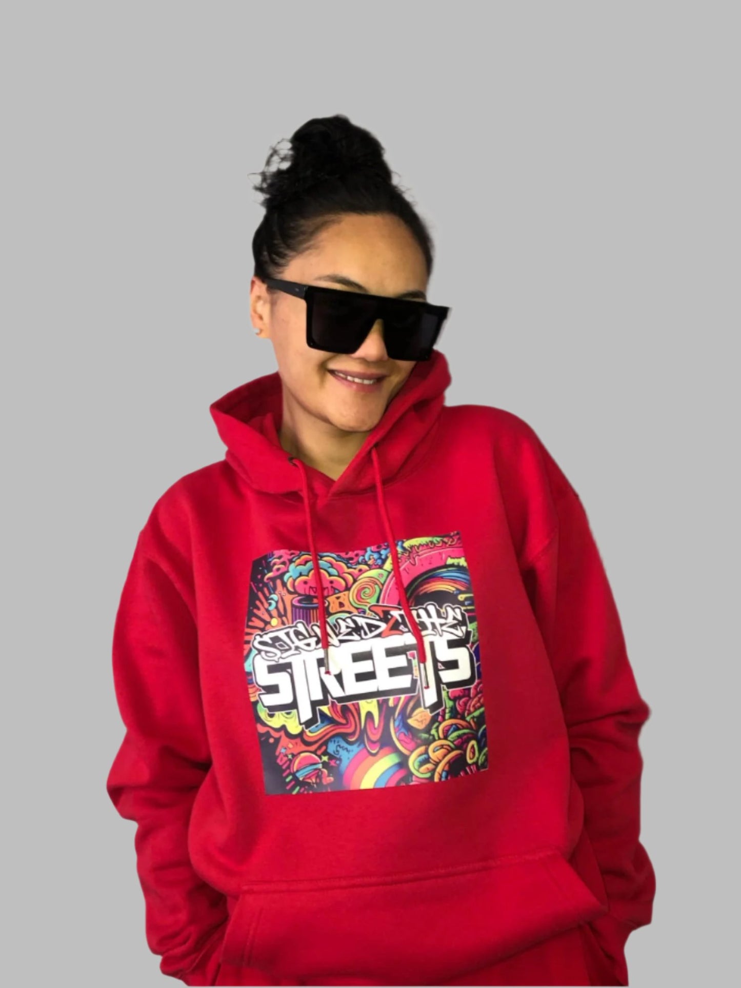 Brand Logo Hoodie - Red