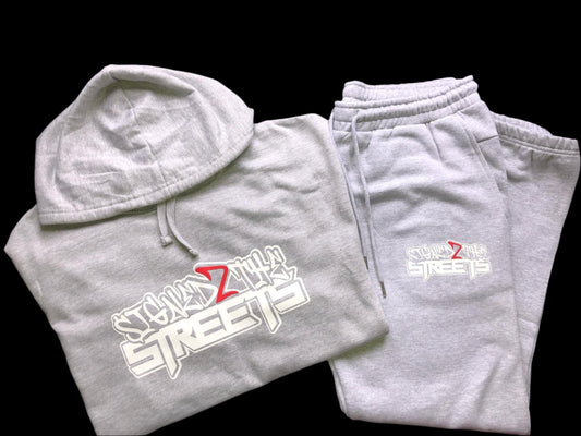 Basic Logo Adults Set - Grey/Red 2