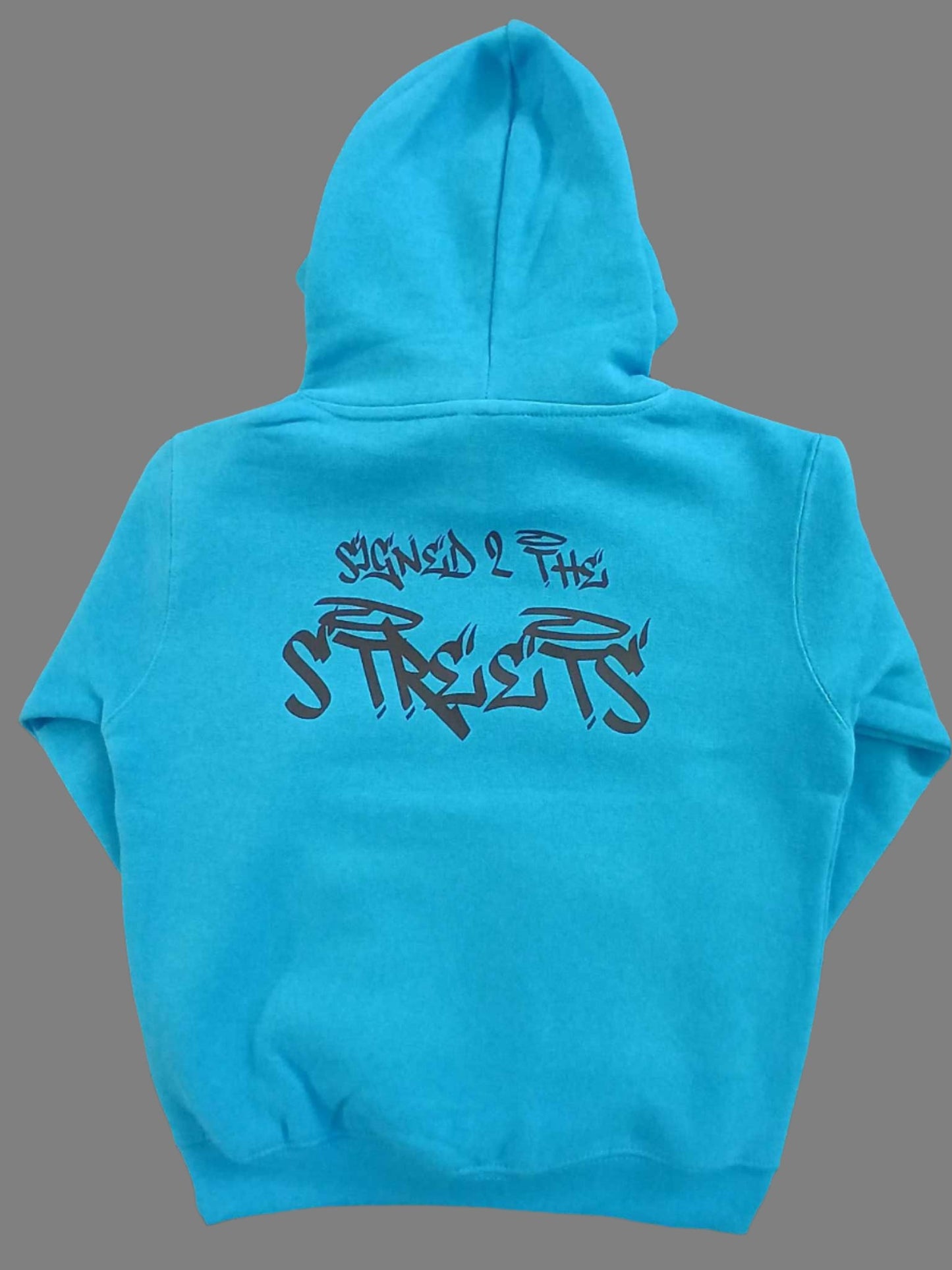 Kids Tag logo Tracksuit Set - Aqua/Black