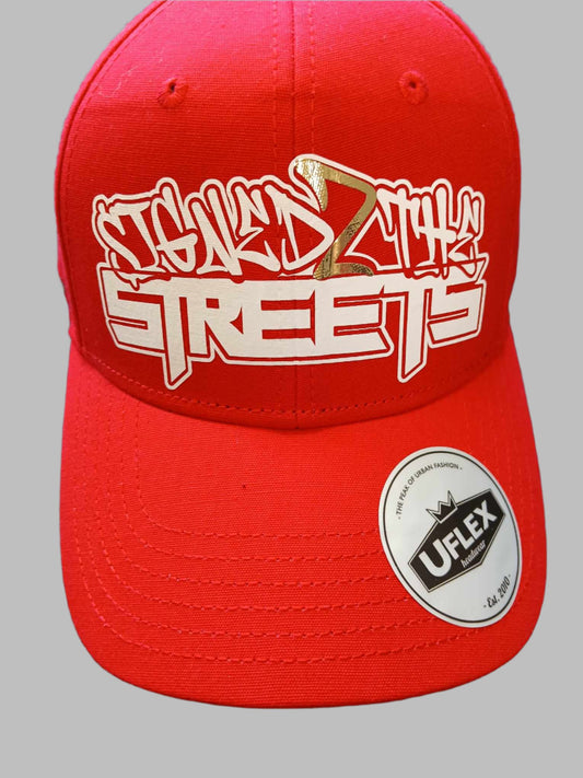 S2TS RED Adult Pro Style 6 Panel Snapback - GOLD 2