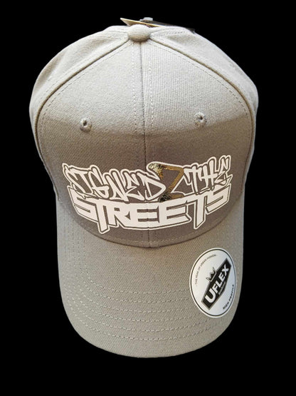 S2TS GREY Adult High Profile 6 Panel Snap Back - GOLD 2