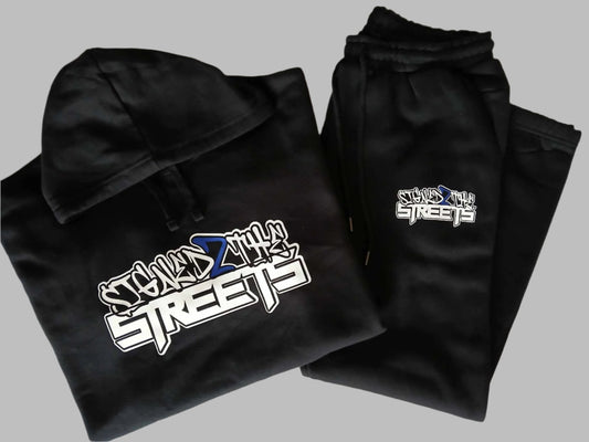 Basic Logo  Adults Set - Black/Blue 2