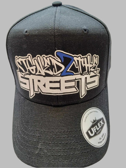 S2TS BLACK Adult High Profile 6 Panel Snap Back - BLUE 2